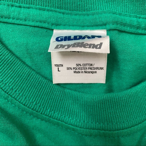 Unicorn "Hang In There Baby" Green Tee - Youth L - Picture 4 of 5